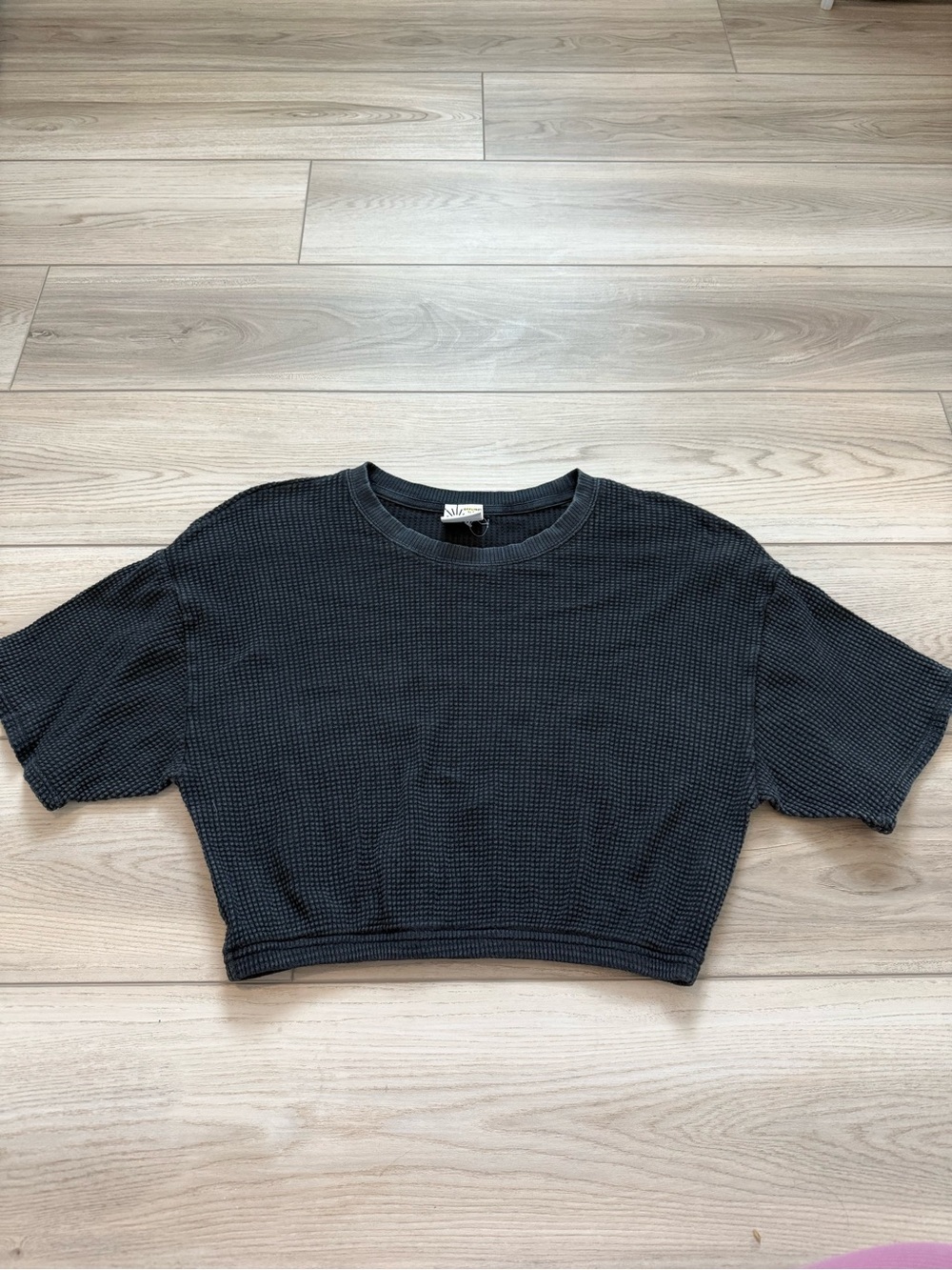 Offline by Aerie Wow! Waffle Cinched T-Shirt - Picture 3 of 5